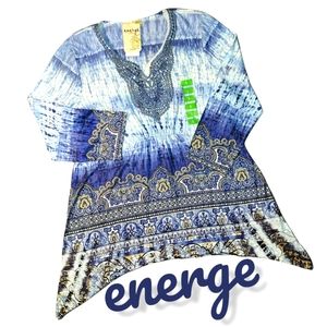 Emerald Women's 3/4 Sleeve blouse Size L